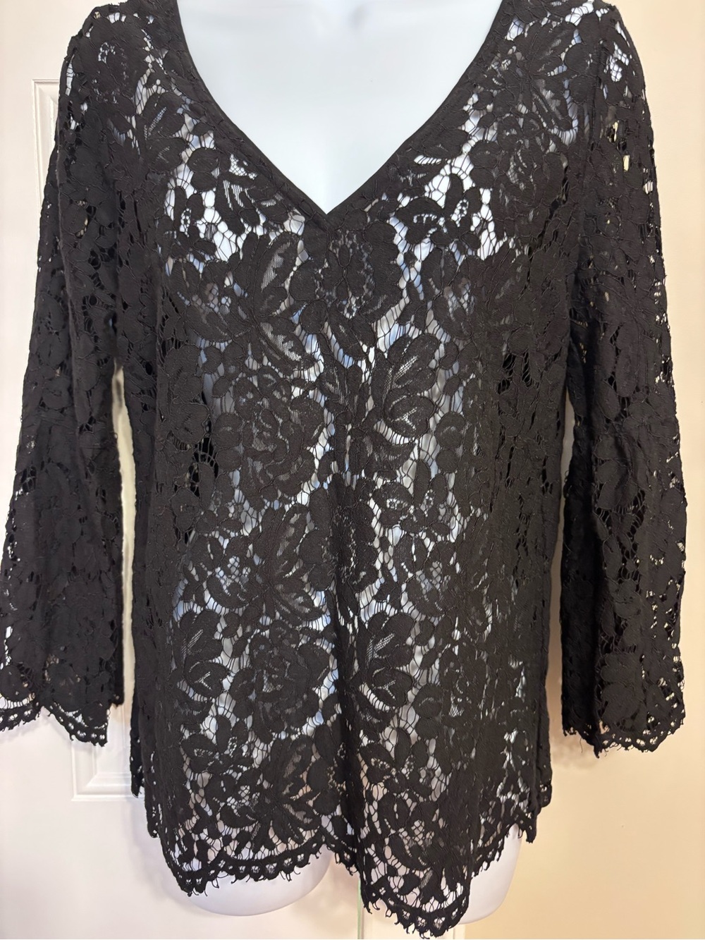 WHBM Lace Top